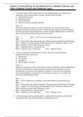 Chapter 47: Drug Therapy for Myasthenia Gravis, Alzheimer’s Disease, and Other Conditions Treated with Cholinergic Agents Test Bank For Abrams' Clinical Drug Therapy: Rationales for Nursing Practice 12th Edition, Geralyn Frandsen