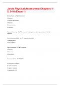 Jarvis Physical Assessment Chapters 1-5, 8-10 (Exam 1) | 52 Questions and Answers(A+ Solution guide)