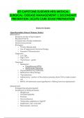 ATI CAPSTONE ELSEVIER HESI MEDICAL SURGICAL- DISEASE MANAGEMENT I | SECONDARY PREVENTION -ACUTE CARE EXAM PREPARATION