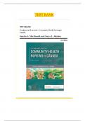 Test Bank - Stanhope and Lancasters Community Health Nursing in Canada, 4th Edition (MacDonald, 2022), Chapter 1-18 | All Chapters