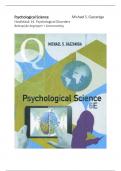 Samenvatting Psychological Science H14 Psychological Disorders - TP Basiskennis