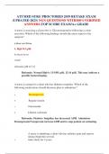 A PACKAGE DEAL FOR ALL MED-SURG EXAMS(ATI PROCTORED,HESI, ATI ADVANCED,ATI CAPSTONE,ATI PN,ATI RN,ATI RN ADULT,PROPHECY,NURS 360) ALL 100% VERIFIED.ALL YOU NEED TO PASS YOUR MED SURG EXAMS/A  GRADE