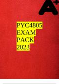 PYC4805 EXAM PACK 2024