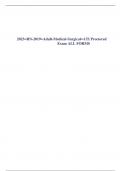 2023=RN-2019=Adult-Medical-Surgical=ATI Proctored Exam ALL FORMS • =RN-VATI=Adult Medical Surgical 2019