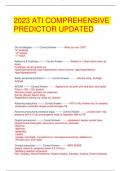 2023 ATI COMPREHENSIVE  PREDICTOR UPDATED