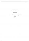 Lobbying for Change (GRADED A+ Assessment 4) NHS-FPX6008: Economic Decision Making Health Care