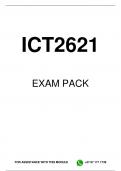 ICT2621 EXAM PACK 2023