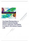 Test Bank for Pharmacology A Patient-Centered Nursing Process Approach,11th Edition 2024 latest update by Linda E. McCuistion Chapter 1-58 Complete.pdf