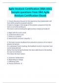 Agile Analysis Certification (IIBA-AAC) Sample questions from IIBA Agile Analysis Certification