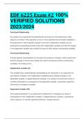 EDF 6225 Exam #2 100%  VERIFIED SOLUTIONS  2023/2024