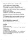 NCIDQ Practice Exam Questions - IDPX