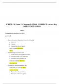 CHEM 120 Exam 2 Chapters 5-8 With CORRECT Answer Key  LATEST 2022-23/2024