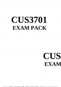 CUS3701 EXAM PACK 2023