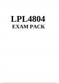 LPL4804 EXAM PACK 2023