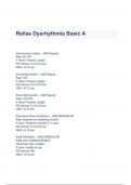 Relias Dysrhythmia Basic Test Answers 2023 Dysrhythmia – Basic A (100% VERIFIED)