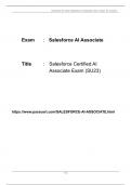 Salesforce AI Associate Exam Dumps