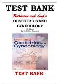 Beckmann and Ling's Obstetrics and Gynecology Edition 8th edition Test Bank