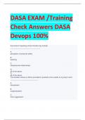 DASA EXAM /Training  Check Answers DASA Devops 100% 