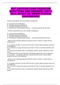 EMT MIDTERM EXAM PREP EXAM QUESTIONS AND ANSWERS (EMT--Basic Review for NREMT Practice Examinations)