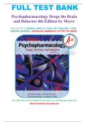 Test Bank For Psychopharmacology: Drugs, the Brain and Behavior 4th Edition By Meyer