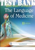 TEST BANK for The Language of Medicine 11th Edition by Davi-Ellen Chabner. | Complete 21 Chapters