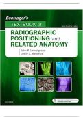 Test Bank for Bontragers Textbook of Radiographic Positioning and Related Anatomy 9th Edition by Lampignano