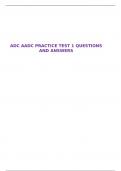 ADC AADC PRACTICE TEST 1 QUESTIONS AND ANSWERS