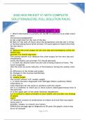 2022 HESI RN EXIT V1 WITH COMPLETE SOLUTION(A LEVEL FULL SOLUTION PACK) GRADED A +