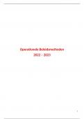 Samenvatting "Operationele Beleidsmethoden", 3e bach