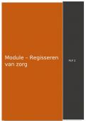 Module Regisseren van zorg