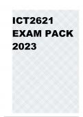 ICT2621 EXAM PACK 2023