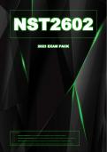 NST2602 Updated Exam Pack (2024) Oct/Nov [A+ Guaranteed]