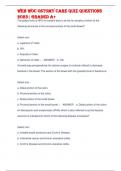 WEB WOC Ostomy Care Quiz Questions 2023| graded a+