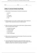 Chapter 16. Food and industrial microbiology Microbiology: An Evolving Science 6th Edition, Joan L. Slonczewski Test Bank with Answers Key