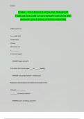 STABLE - POST-RESUSCITATION/PRE-TRANSPORT STABILIZATION CARE OF SICK INFANTS QUESTION AND ANSWERS (2023/2024) (VERIFIED ANSWERS)