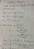 Logarithmic derivatives