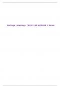 Portage Learning - CHEM 103 MODULE 2 Exam