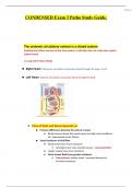 CONDENSED Exam 3 Patho Study Guide.