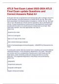 ATLS Test Exam Latest 2023-2024 ATLS Final Exam update Questions and  Correct Answers Rated A+