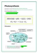 Photosynthesis notes including Required practical 8