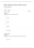 BIOL 180 Quiz 4 2023/24 100% Correct