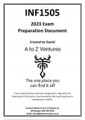 INF1505 Exam Pack 2023