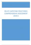 RN ATI capstone proctored comprehensive assessment 2019 A