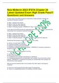 New Midterm 2023 IFSTA Chapter 24 Latest Updated Exam High Grade Pass!!! Questions and Answers