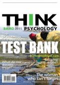 Test Bank For THINK Psychology 2nd Edition All Chapters - 9780132128407