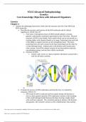 N5315 Advanced Pathophysiology Genetics Core Knowledge Objectives with Advanced Organizers 