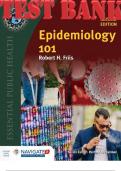 TEST BANK for Epidemiology 101 2nd Edition by Robert Friis | Complete 12 Chapters