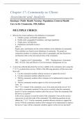 Chapter 17: Community as Client: Assessment and Analysis Stanhope: Public Health Nursing: Population-Centered Health Care In The Community, 10th Edition