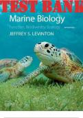 TEST BANK for Marine Biology: Function, Biodiversity, Ecology 5th Edition by Jeffrey Levinton. | Complete 22 Chapters