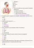 anatomy physiology practice exam answers